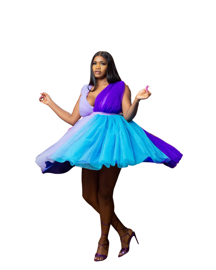 Blue Orchid Dress - Dimaz