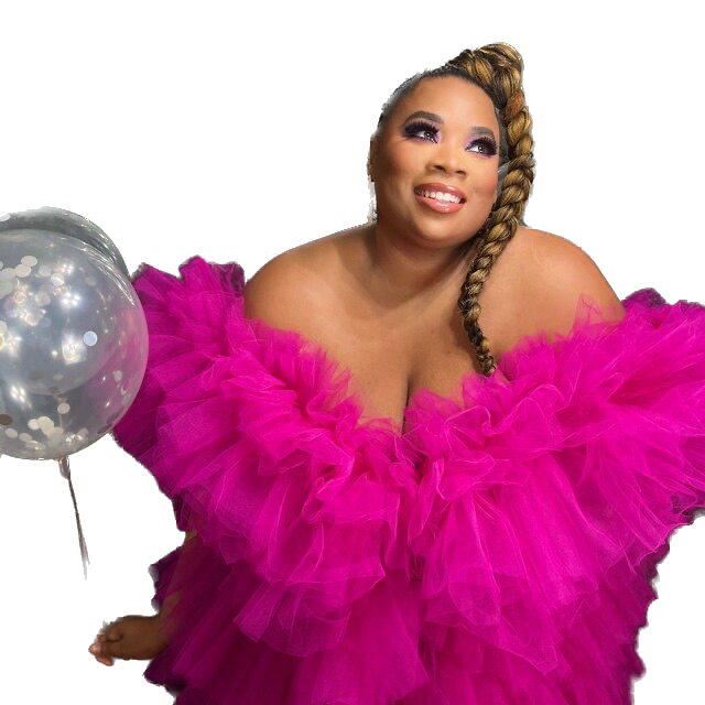 Custom made Tulle dress for plus size women 