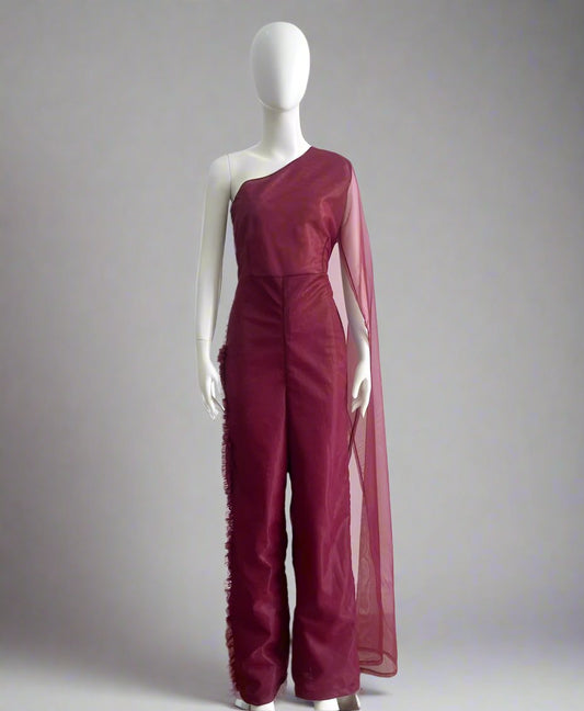 Burgundy Jumpsuit