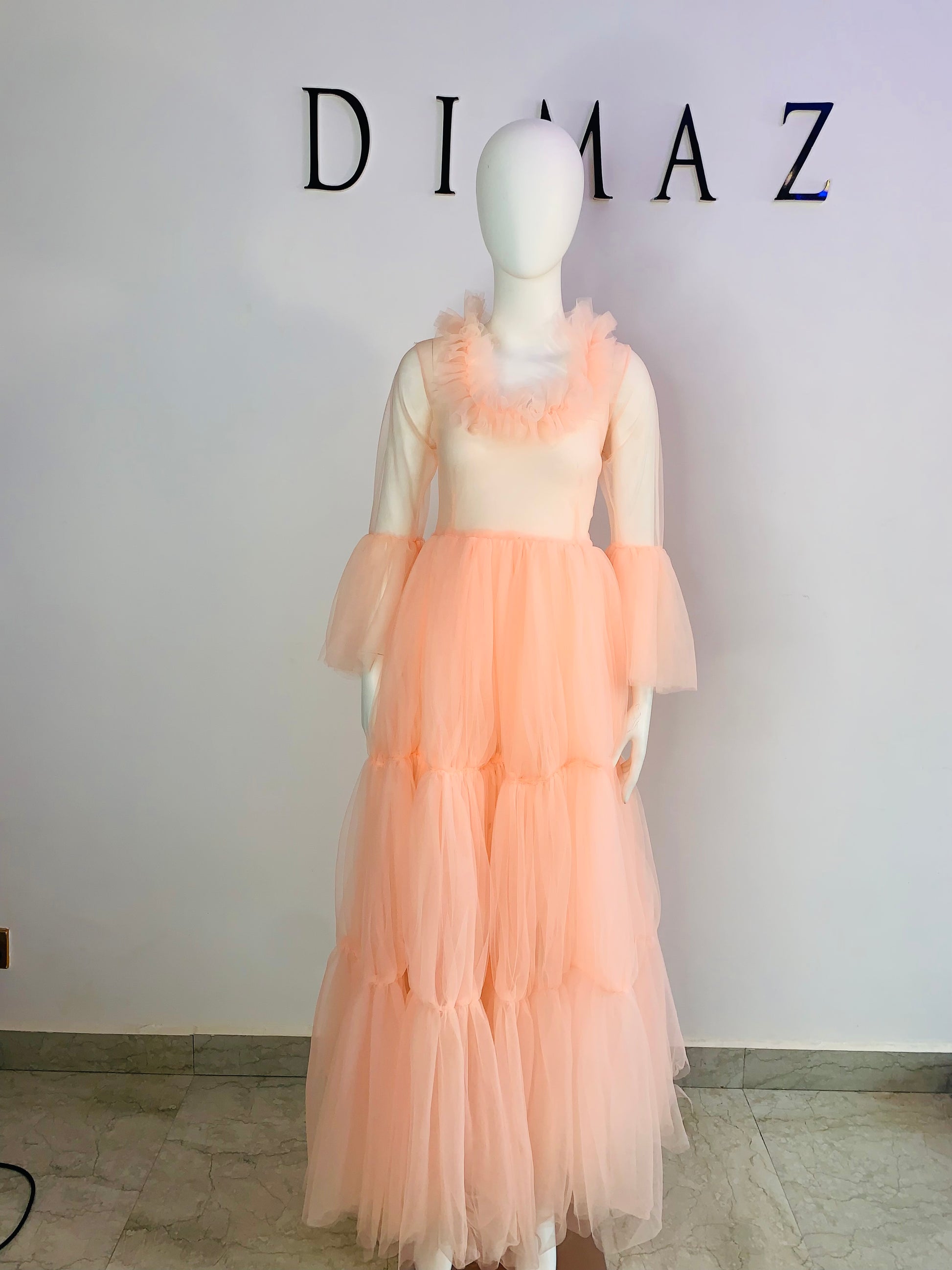 Tulle Maxi Dress by Dimaz Brand