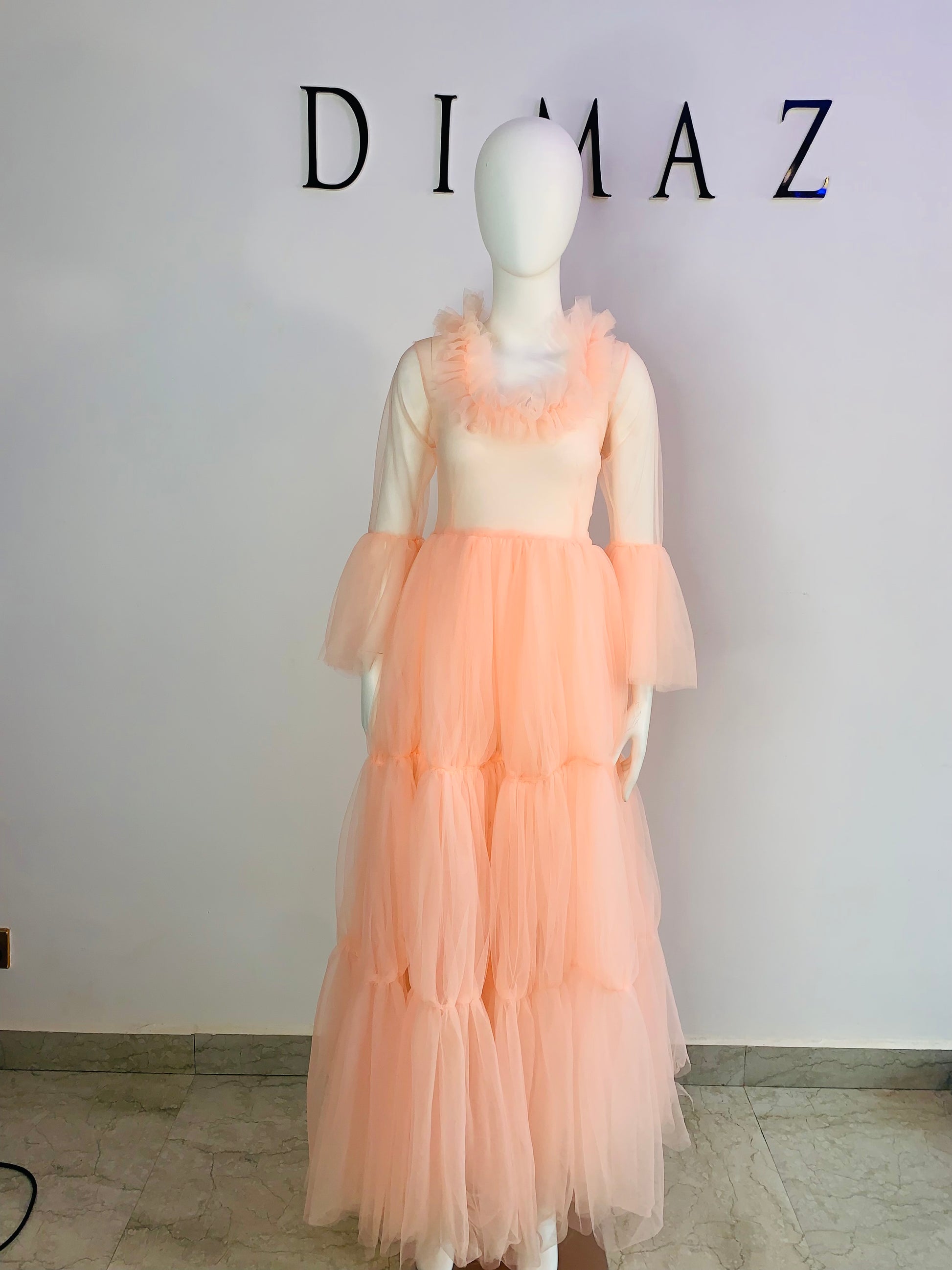 Tulle Maxi Dress by Dimaz Brand