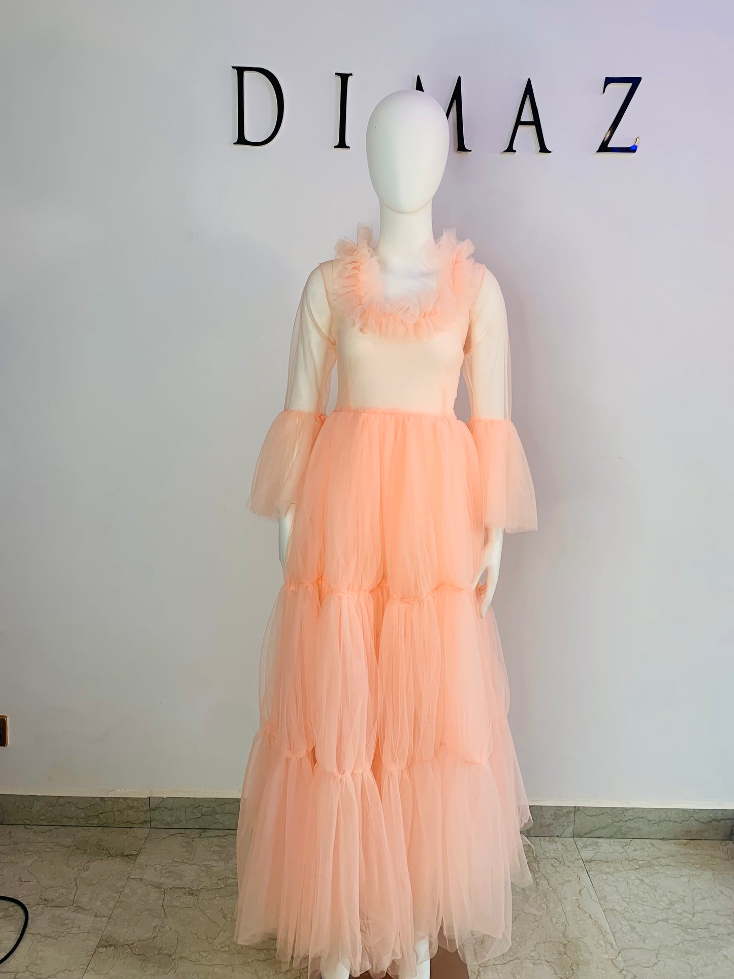 Tulle Maxi Dress by Dimaz Brand