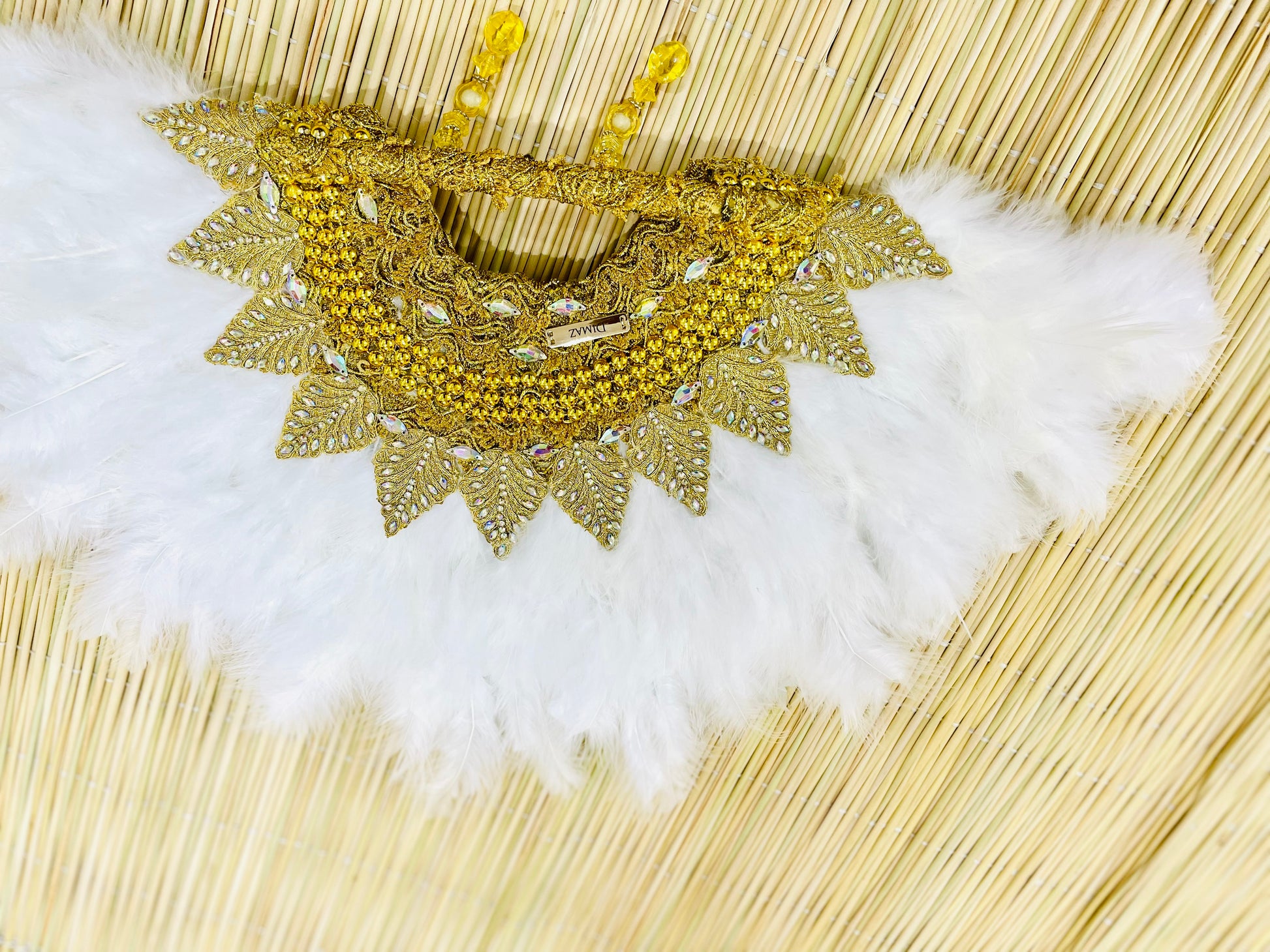 Feather Fan for Nigerian Traditional Weddings