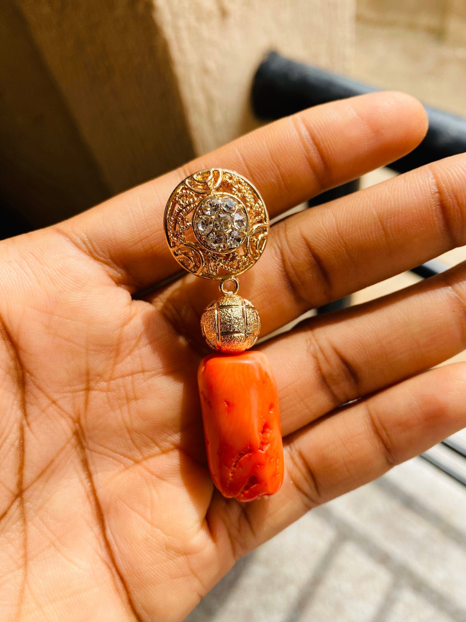 Antique gemstone earrings - Dimaz