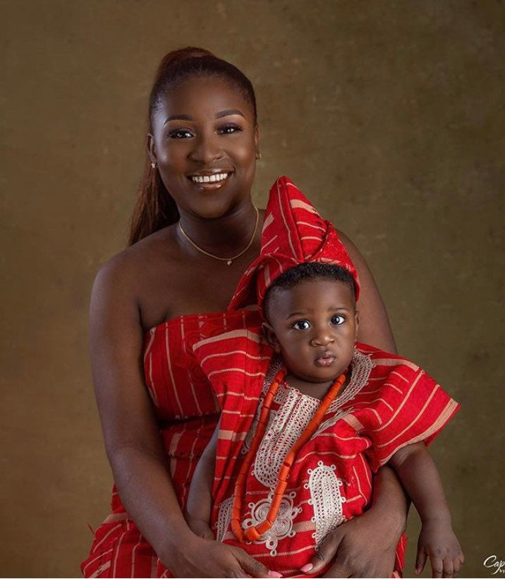 Red African boy clothing - Dimaz