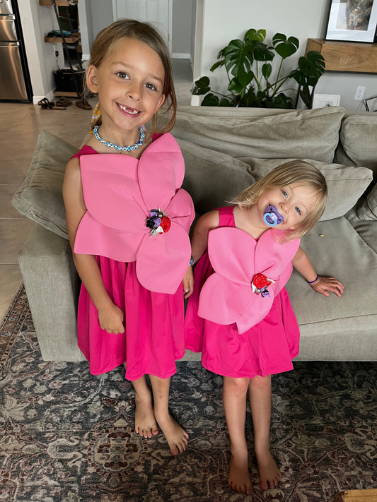 Pink Sleeveless Party Eva Dress