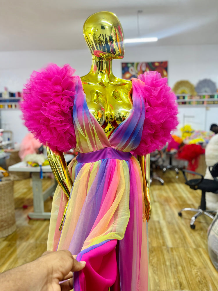 Rainbow Ixora Dress - Dimaz